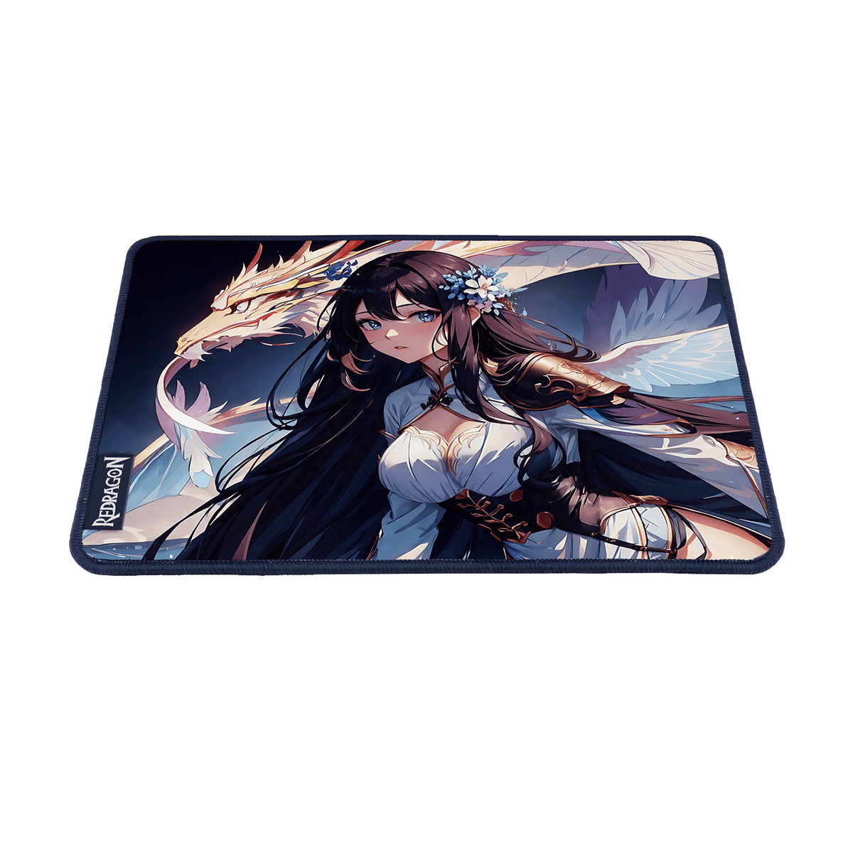 P046 Anime Blue Gaming Mouse Pad/Desk Mat, image 15 of 19 - enlarged view