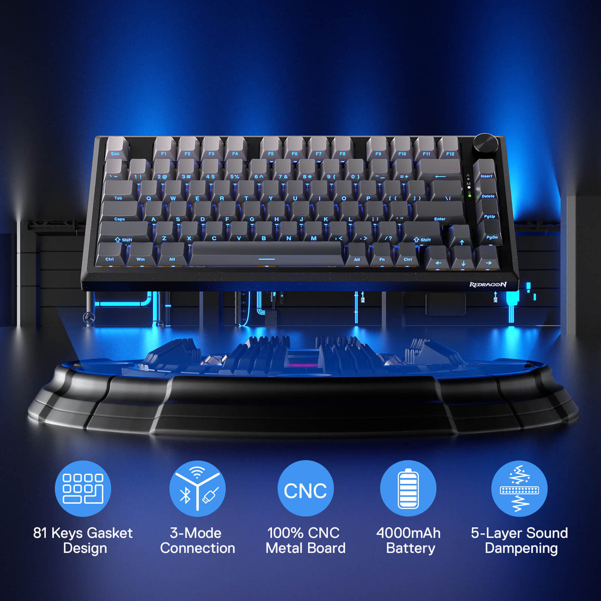 PENUMBRA K687 PRO (CNC Aluminum Gaming Keyboard), image 4 of 23 - enlarged view