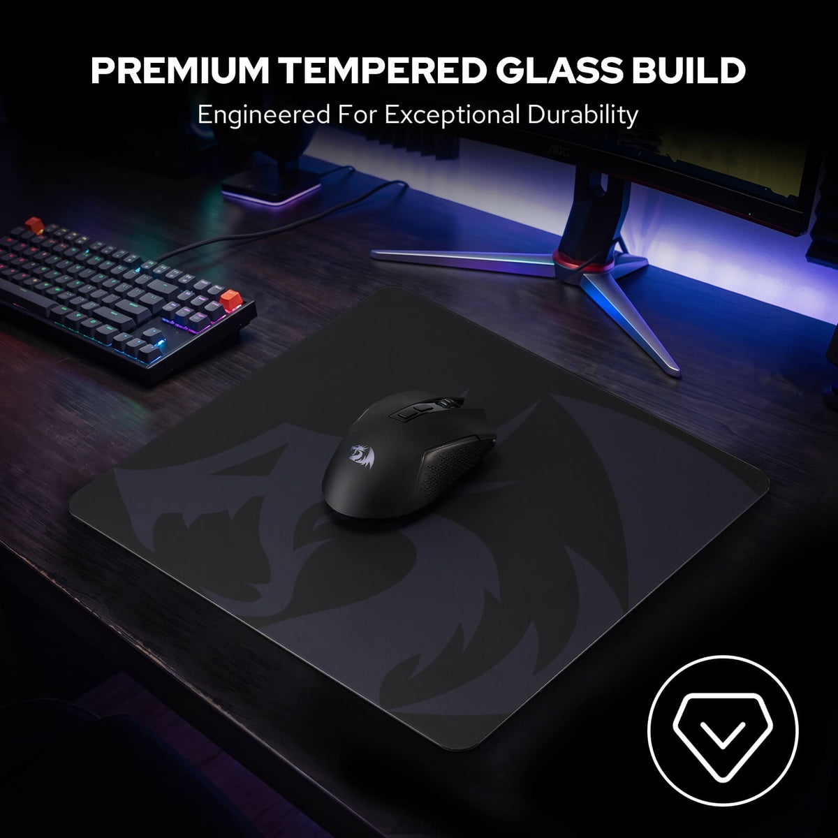 PG1M Pro Glass Gaming Mouse Pad, image 4 of 26