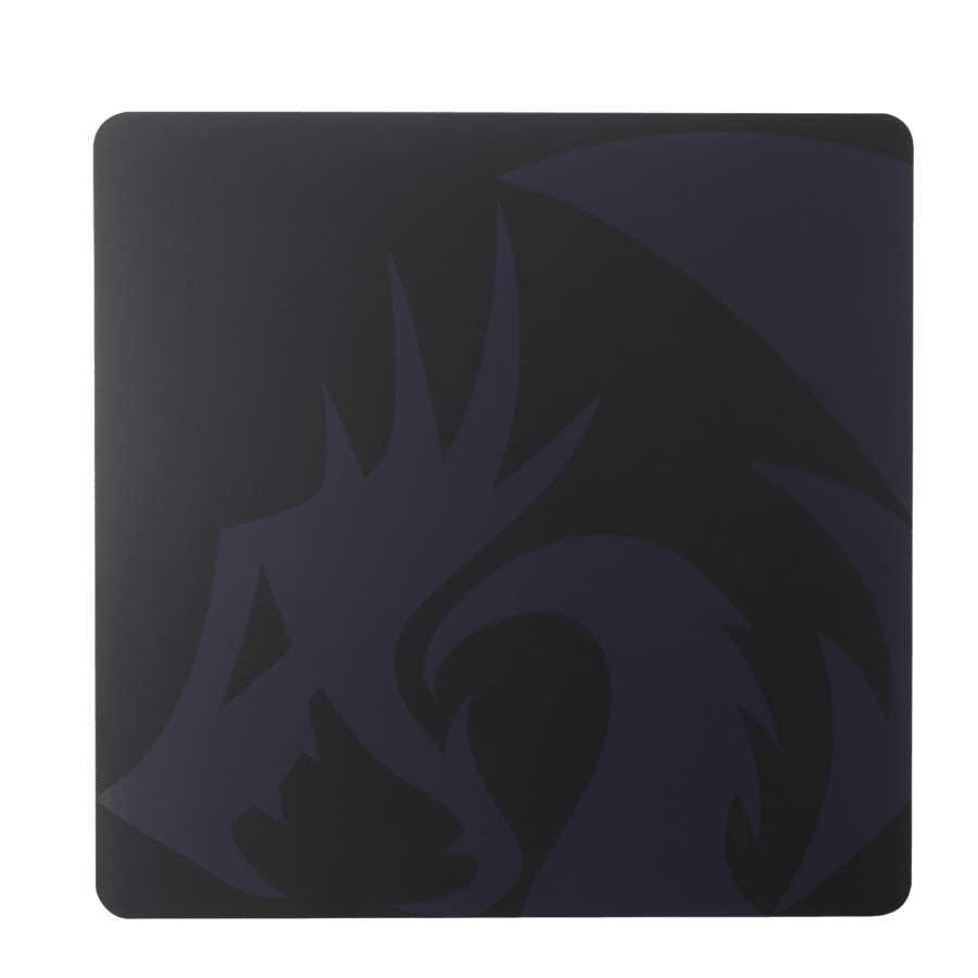Redragon PG1M Glass Mouse Pad - Ultra-Smooth Precision Surface with Non-Slip Base, Easy to Clean, Hard Mousepad for Gaming - 11.8 x 11.8 x 0.15 inches, Black