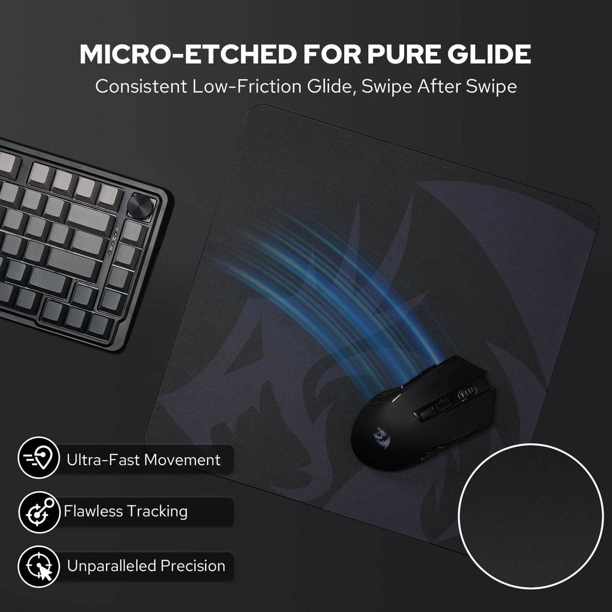 PG1M Pro Glass Gaming Mouse Pad, image 3 of 26