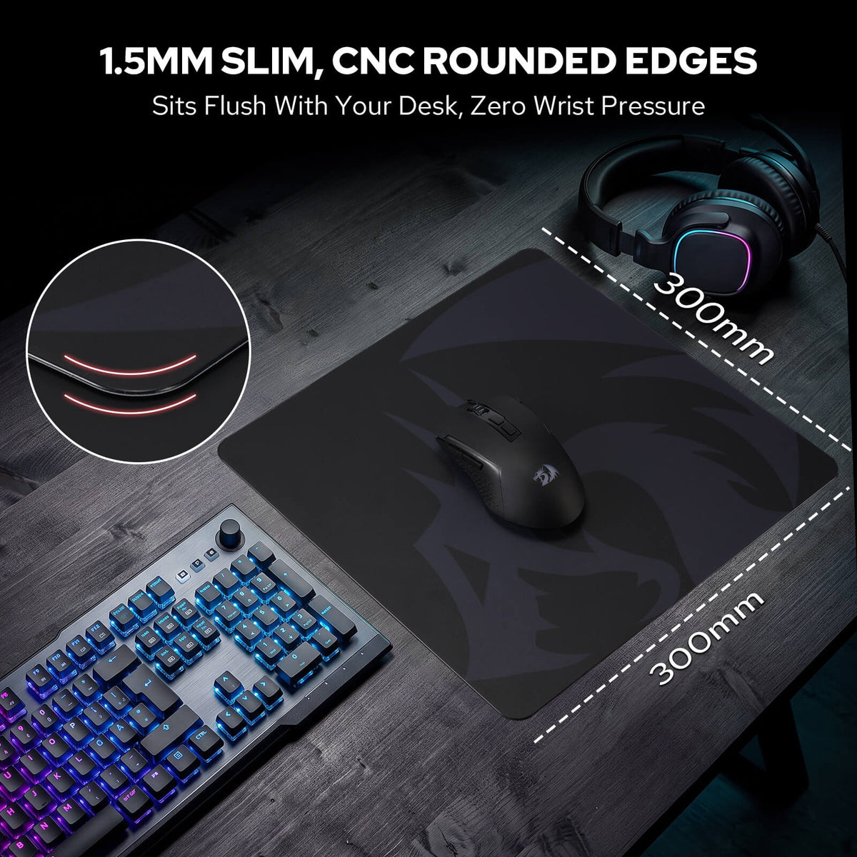 PG1M Pro Glass Gaming Mouse Pad, image 5 of 26