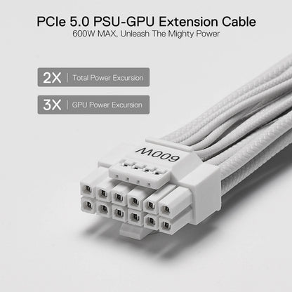 PSU007 Premium 600W PCI-e 5.0 GPU Power Cable - thumbnail 3