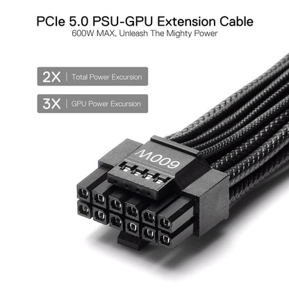 PSU007 Premium 600W PCI-e 5.0 GPU Power Cable - thumbnail 11