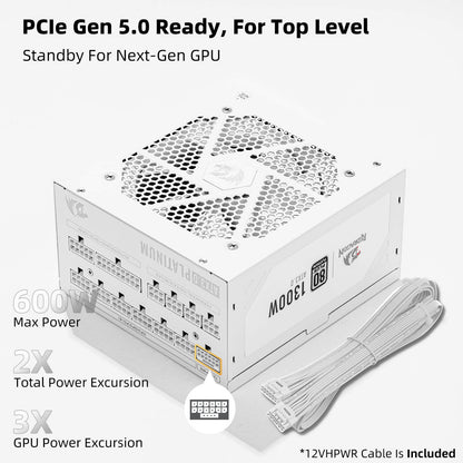 80+ Platinum 1000/1300 Watt ATX 3.0 Fully Modular Power Supply Includes a FRE... - thumbnail 13