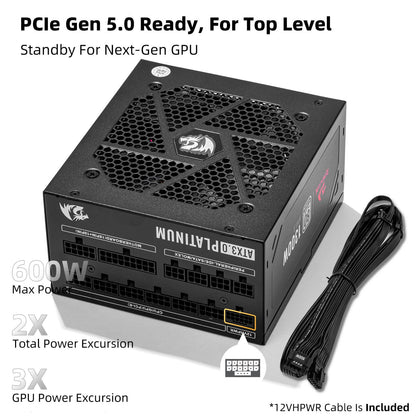 80+ Platinum 1000/1300 Watt ATX 3.0 Fully Modular Power Supply Includes a FRE... - thumbnail 12