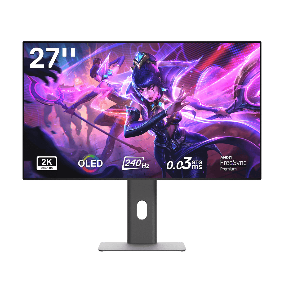 REBELLION GM27 27" OLED Flat Gaming Monitor, image 1 of 8
