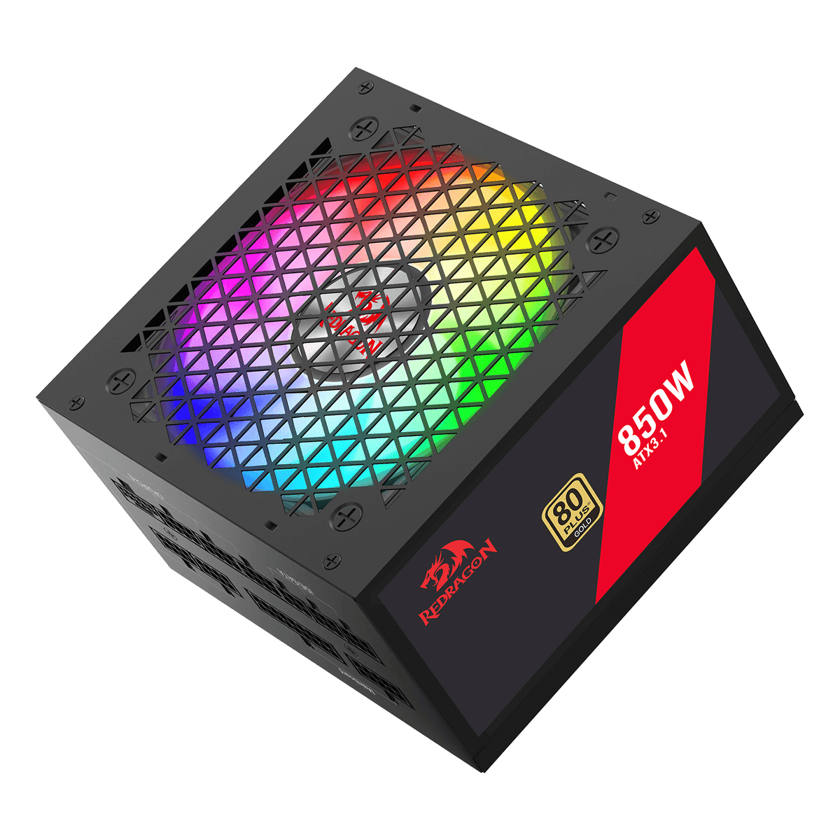 RGMS-850W Air 850W 80+ ATX 3.1 Fully Modular RGB PSU, image 1 of 7