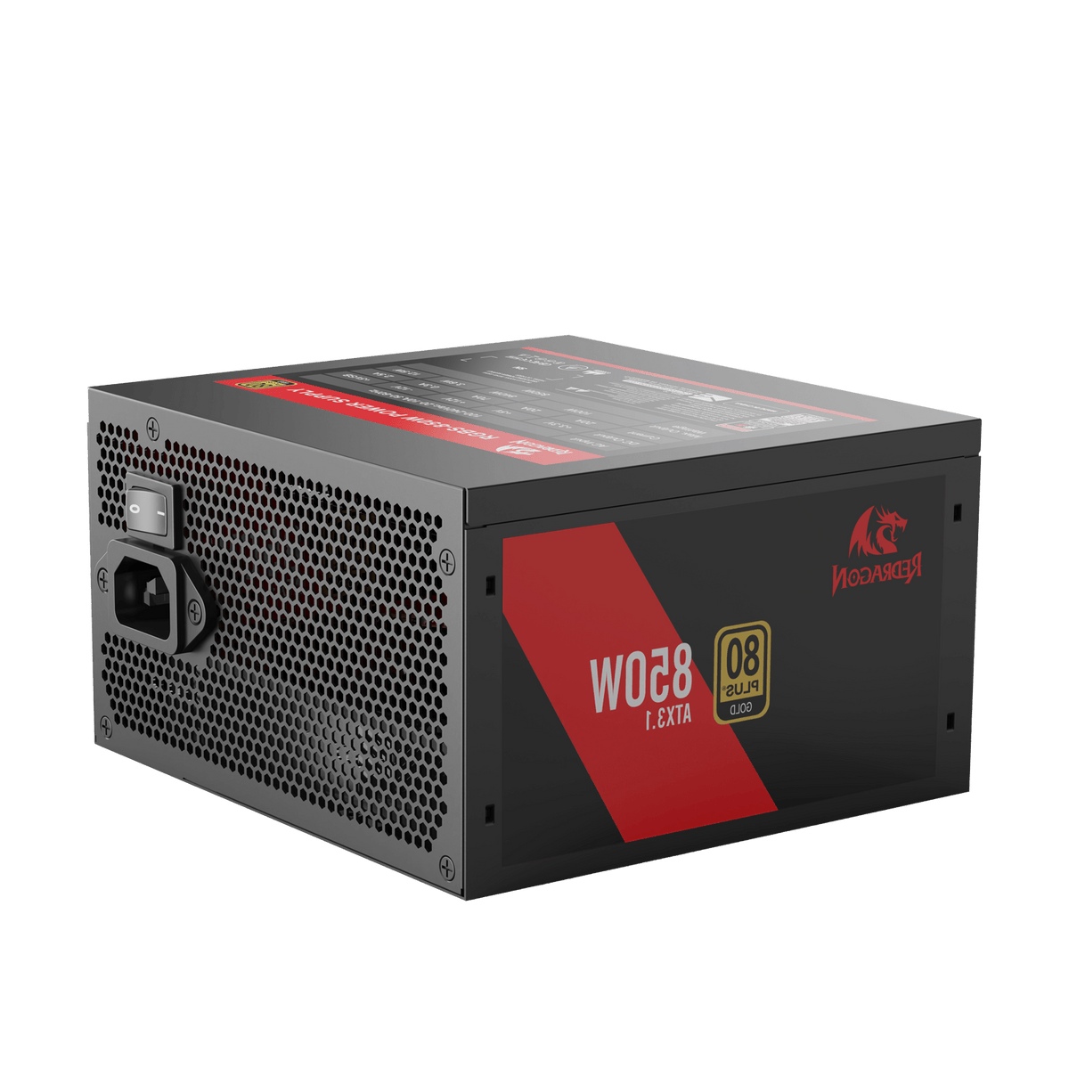 RGMS-850W Air 850W 80+ ATX 3.1 Fully Modular RGB PSU, image 2 of 7 - enlarged view