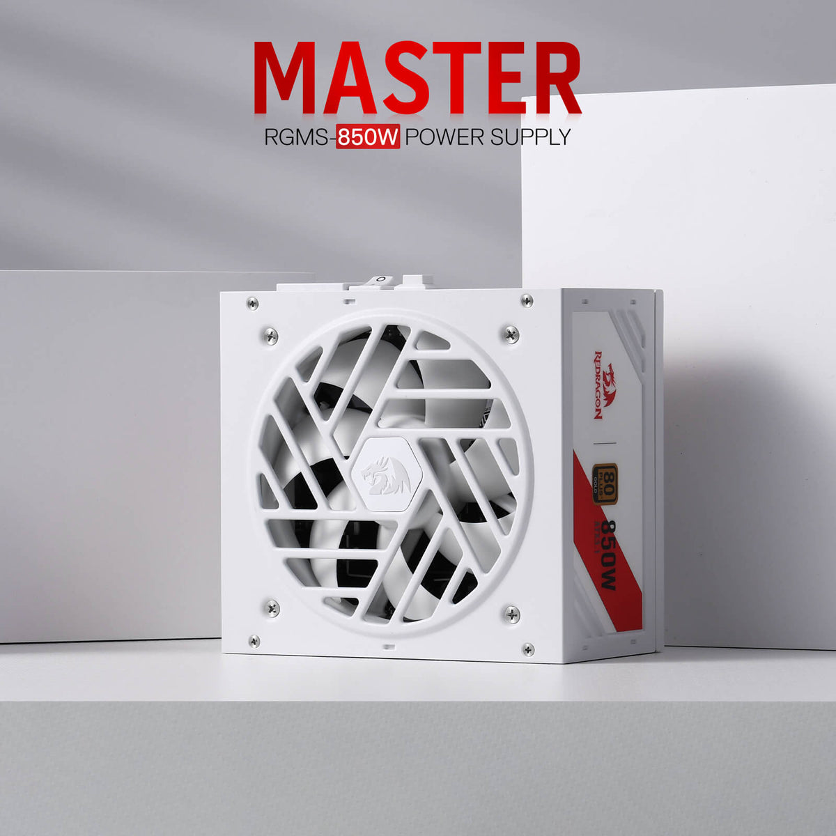 MASTER RGPS-850W 80 Plus® Gold ATX 3.1 PSU (Black & White), image 11 of 20 - enlarged view