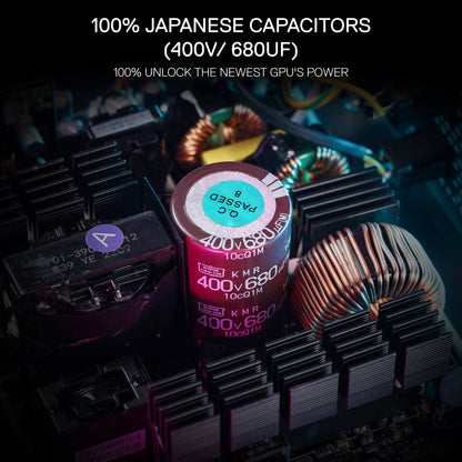 MASTER RGPS-850W 80 Plus® Gold ATX 3.1 PSU (Black & White) - thumbnail 5