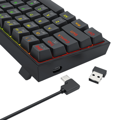 (Open-box) K628 75% Mechanical Gaming Keyboard M693 Gaming Mouse Tri-Modes Combo - thumbnail 13