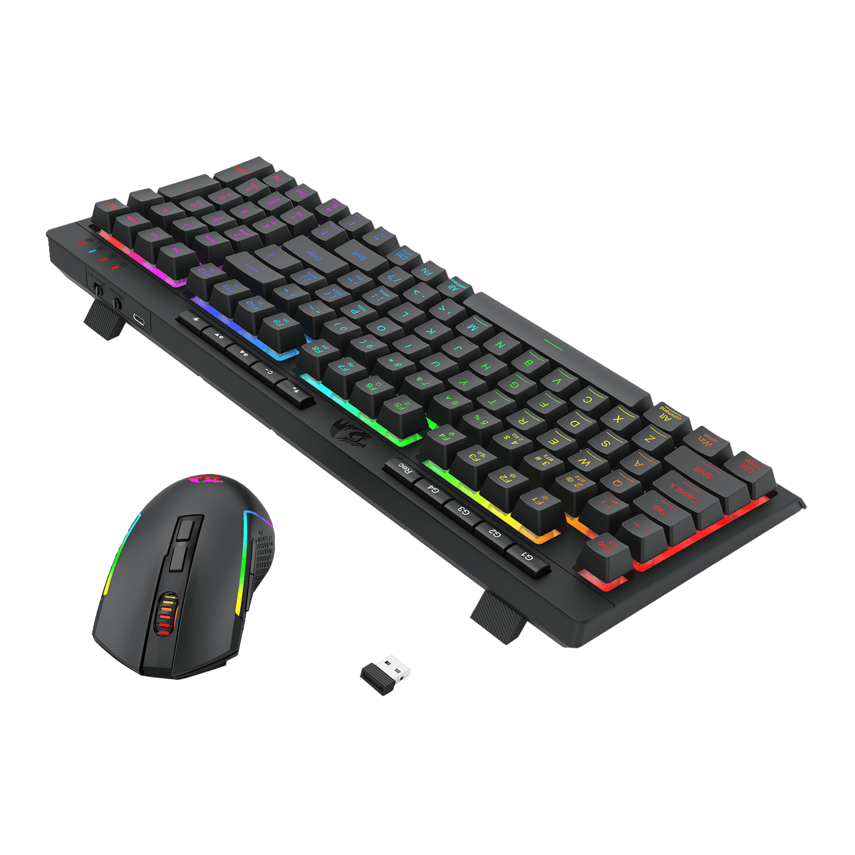 RYLO PRO S142 Membrane Gaming Keyboard & Mouse Tri-Mode C..., image 13 of 14 - enlarged view