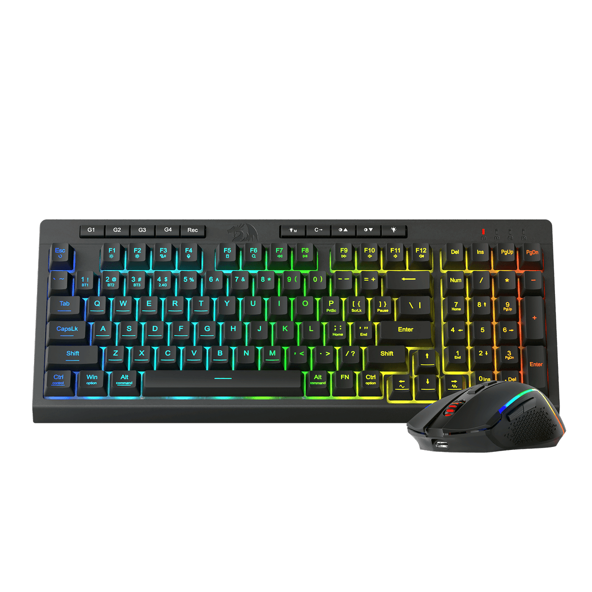 RYLO PRO S142 Membrane Gaming Keyboard & Mouse Tri-Mode C..., image 2 of 14 - enlarged view