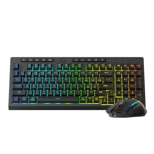RYLO PRO S142 Membrane Gaming Keyboard & Mouse Tri-Mode Combo - alternate view