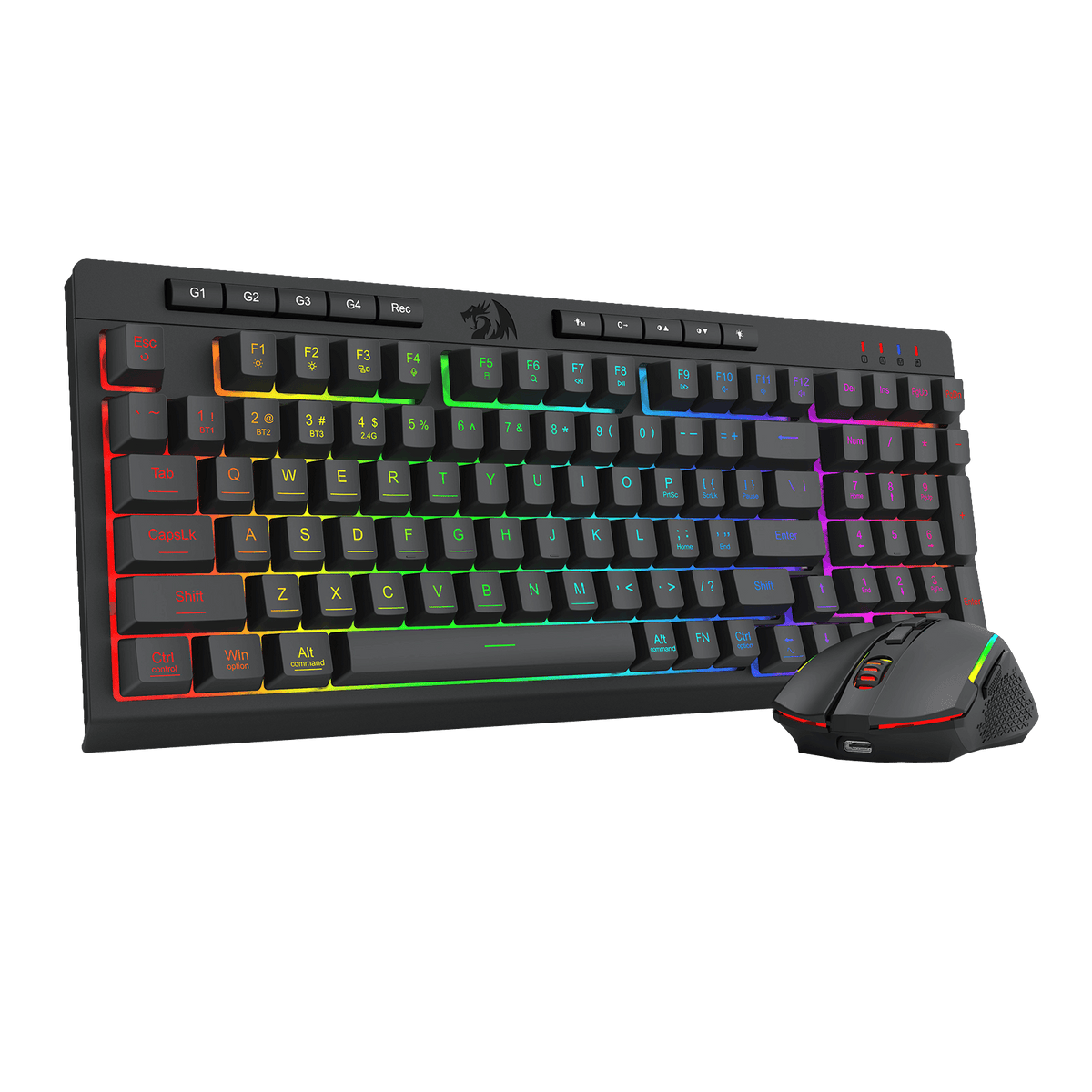 RYLO PRO S142 Membrane Gaming Keyboard & Mouse Tri-Mode C..., image 10 of 14 - enlarged view