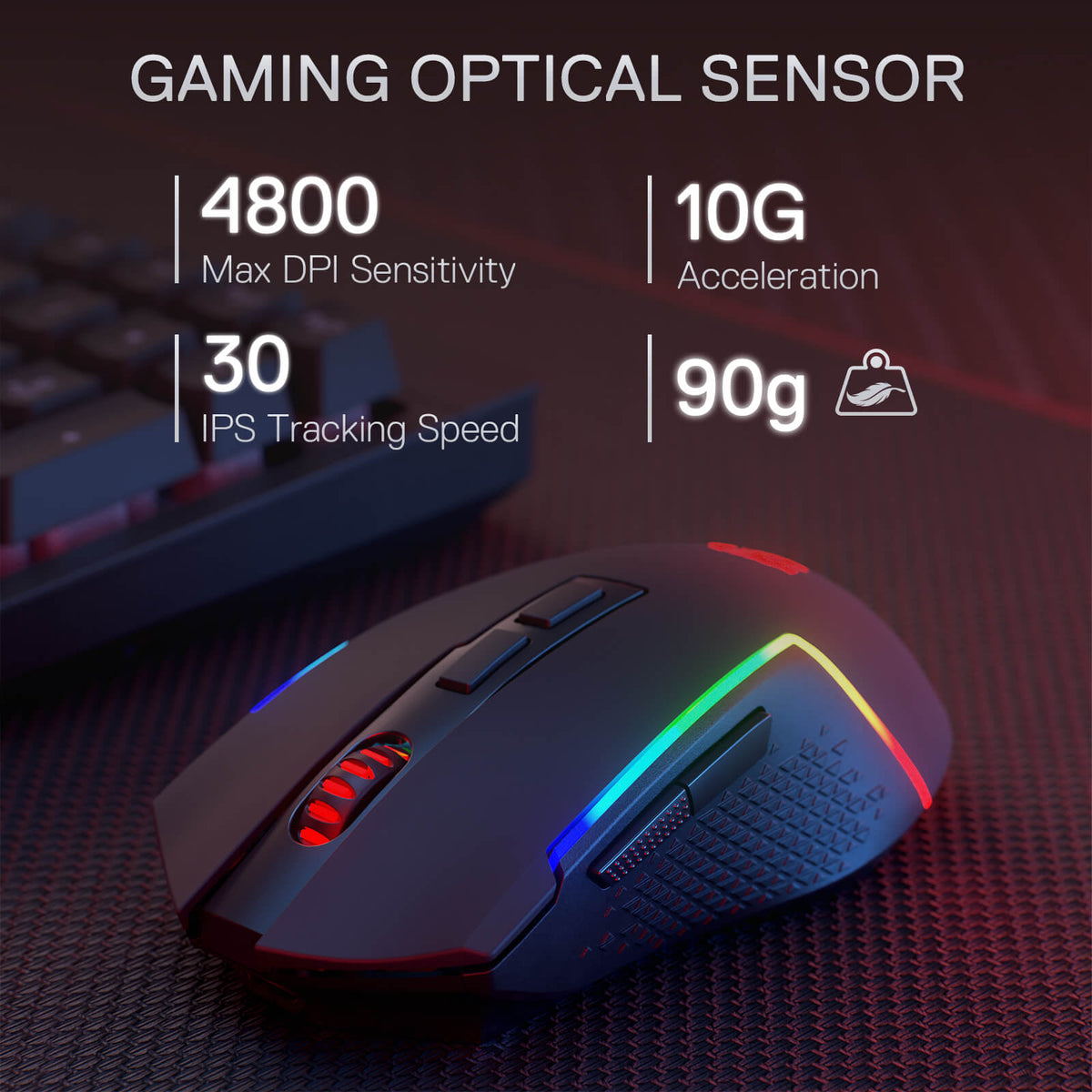 RYLO PRO S142 Membrane Gaming Keyboard & Mouse Tri-Mode C..., image 8 of 14 - enlarged view