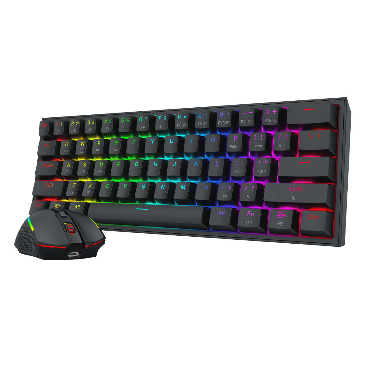 S144 3-Mode Connection Mechanical Keyboard & Mouse Combo, image 2 of 9 - enlarged view