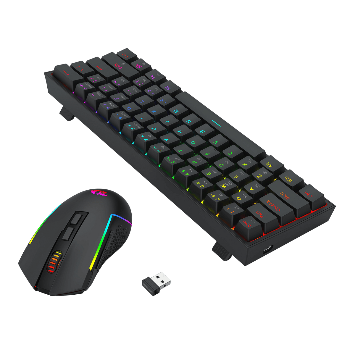 S144 3-Mode Connection Mechanical Keyboard & Mouse Combo, image 5 of 9