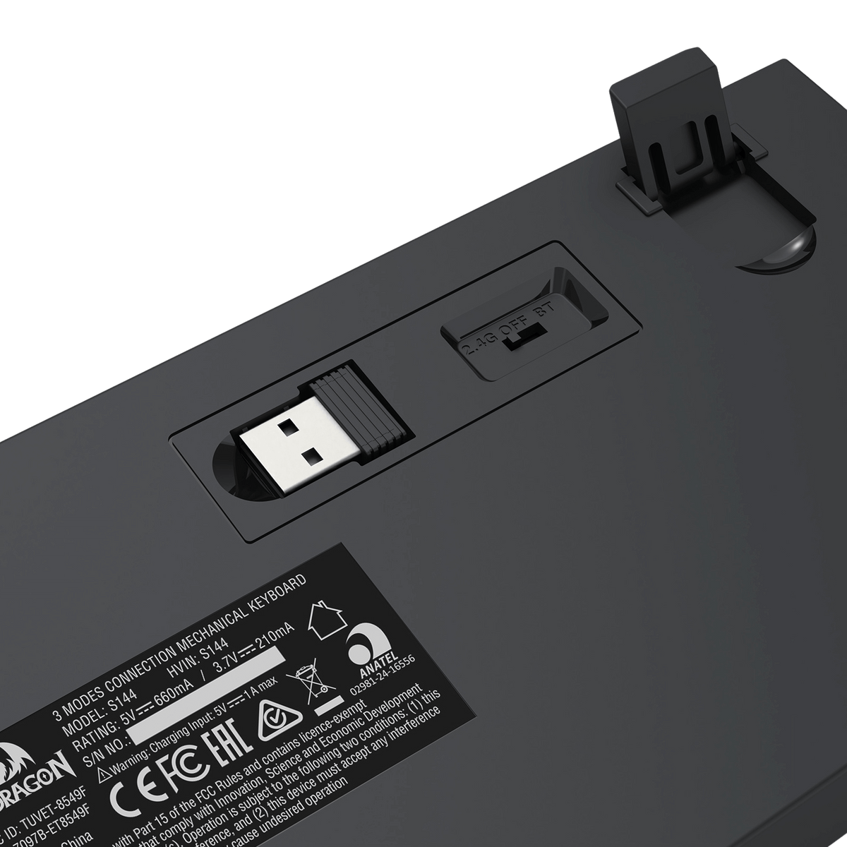 S144 3-Mode Connection Mechanical Keyboard & Mouse Combo, image 8 of 9 - enlarged view