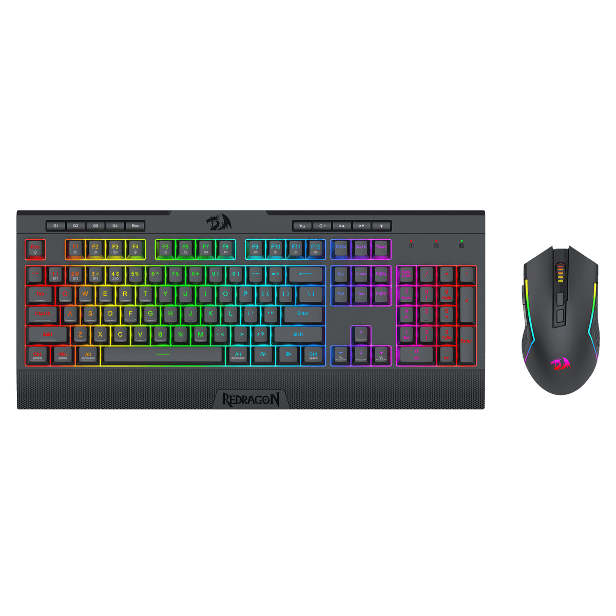 S151 PRO Membrane Gaming Keyboard & Mouse Wireless Combo, image 2 of 12