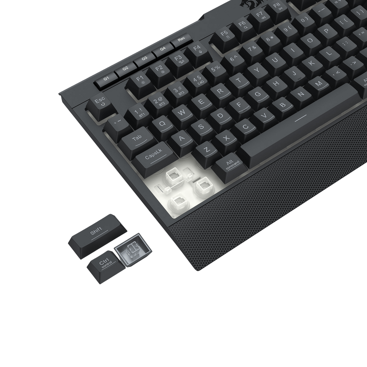 S151 PRO Membrane Gaming Keyboard & Mouse Wireless Combo, image 11 of 12 - enlarged view