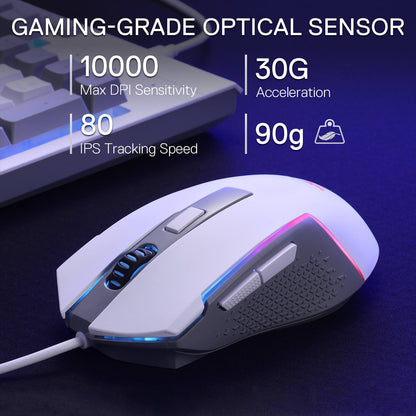 S151 Membrane Gaming Keyboard & Mouse Wired Combo - thumbnail 14