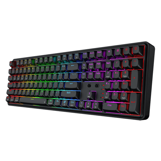 S163 3-Mode Wireless Gaming Keyboard & Mouse - alternate view