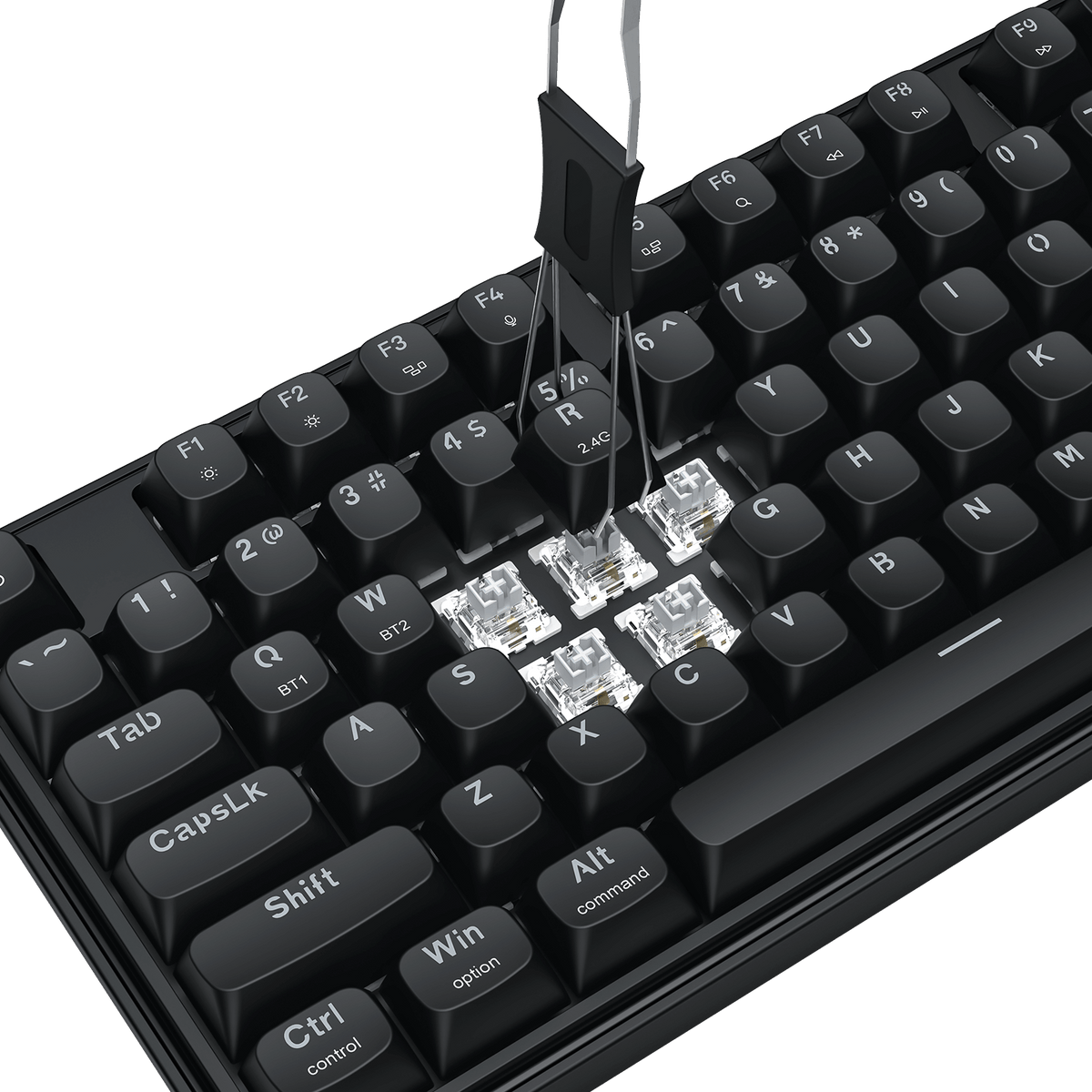 S163 3-Mode Wireless Gaming Keyboard & Mouse, image 13 of 14 - enlarged view