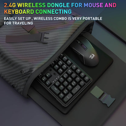 S163 3-Mode Wireless Gaming Keyboard & Mouse - thumbnail 7