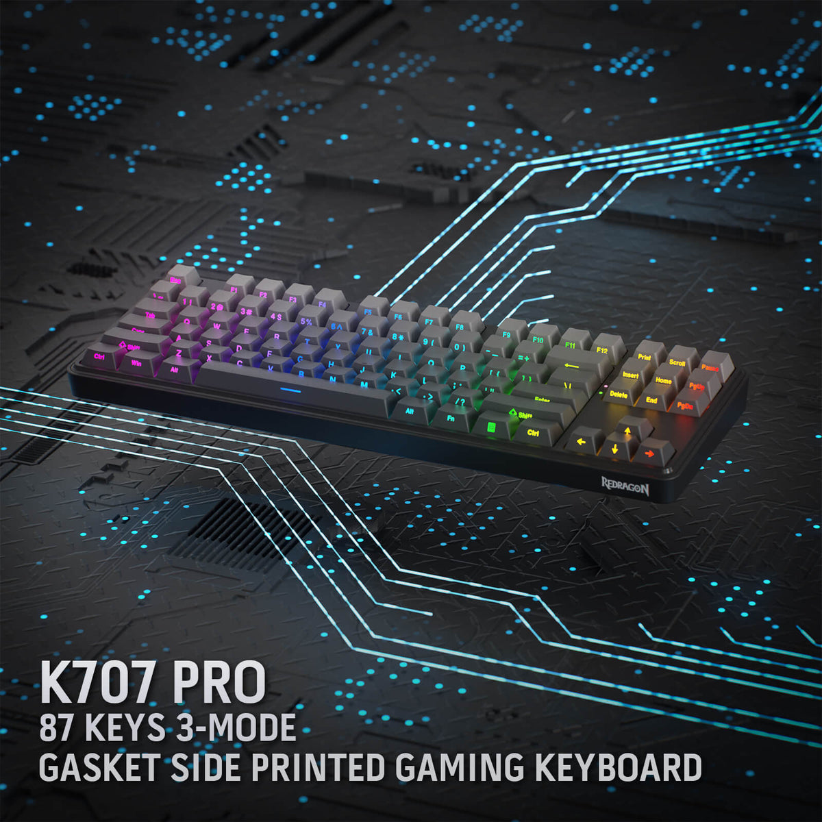 STAR BLADE K707 PRO (Side Printed PBT Keycaps), image 8 of 11 - enlarged view