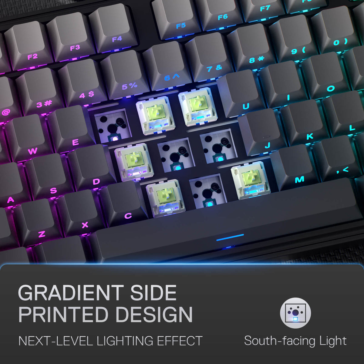 STAR BLADE K707 PRO (Side Printed PBT Keycaps), image 9 of 11 - enlarged view