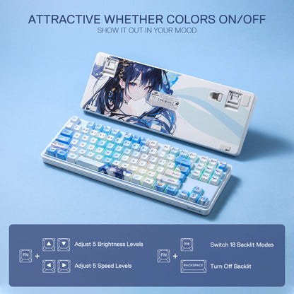 STAR BLADE K707 PRO Anime Keyboard - thumbnail 3