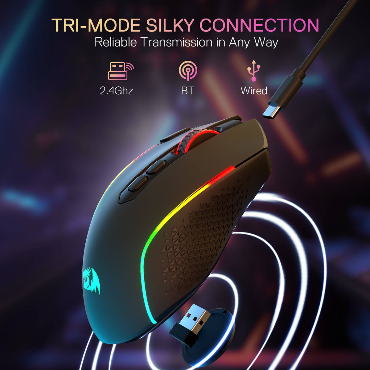 TAIPAN PRO M810 PRO Wireless Gaming Mouse, image 24 of 33