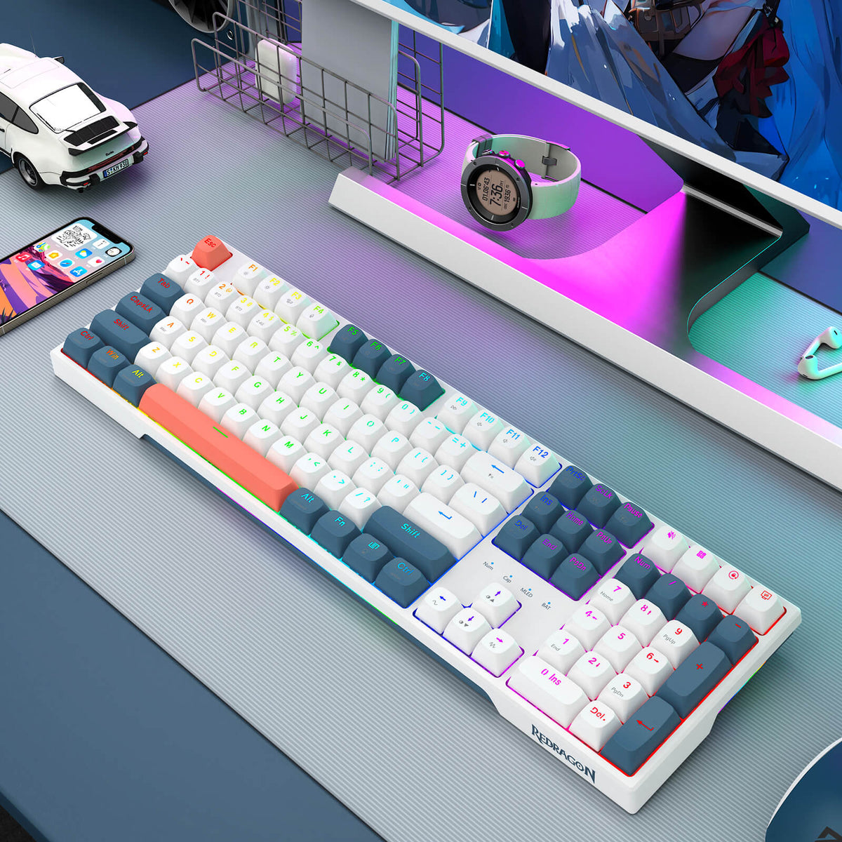 TRUNDLE K668 Wireless Mechanical Keyboard, image 9 of 17