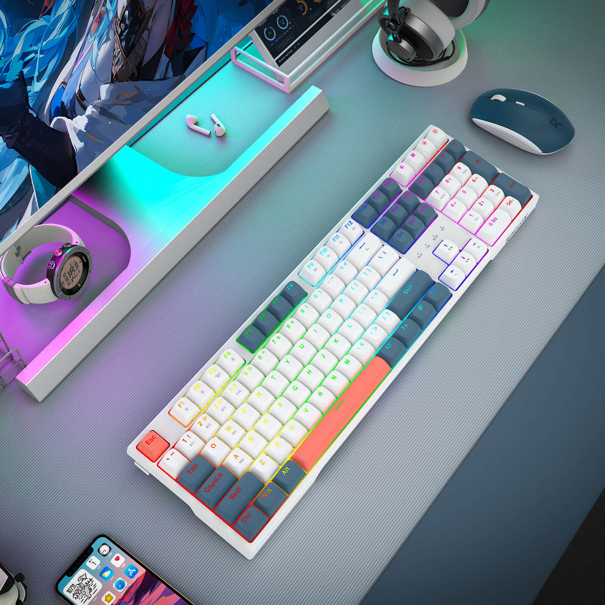 TRUNDLE K668 Wireless Mechanical Keyboard, image 8 of 17