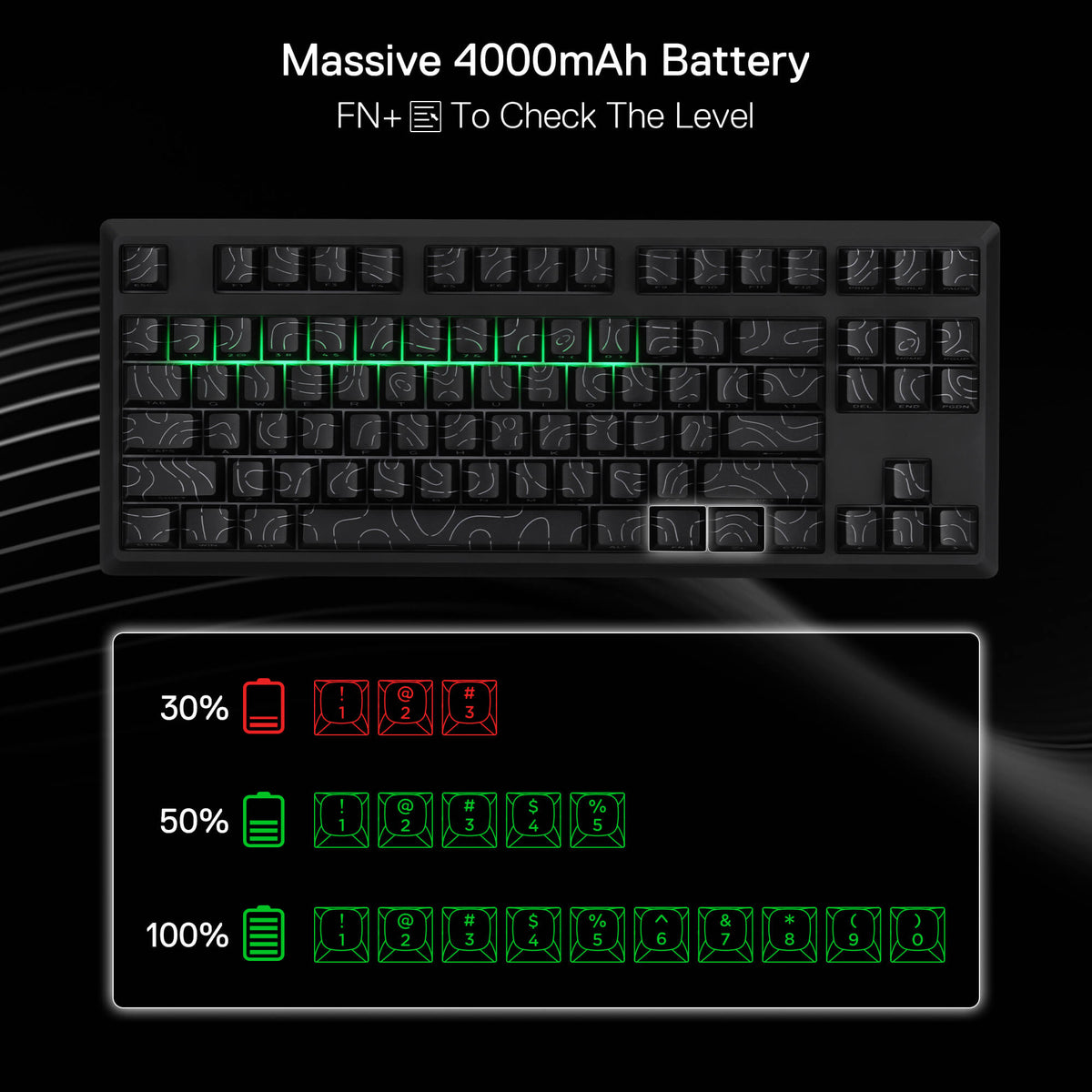 URANUS K737 PRO (Side Printed PBT Keycaps), image 9 of 10 - enlarged view