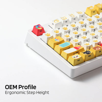 (Only Keycaps) Redragon X LTC 108-Key OEM Profile PBT Double Shot Keycaps - thumbnail 3