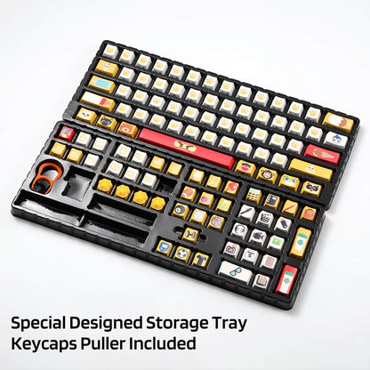 (Only Keycaps) Redragon X LTC 108-Key OEM Profile PBT Double Shot Keycaps - thumbnail 8