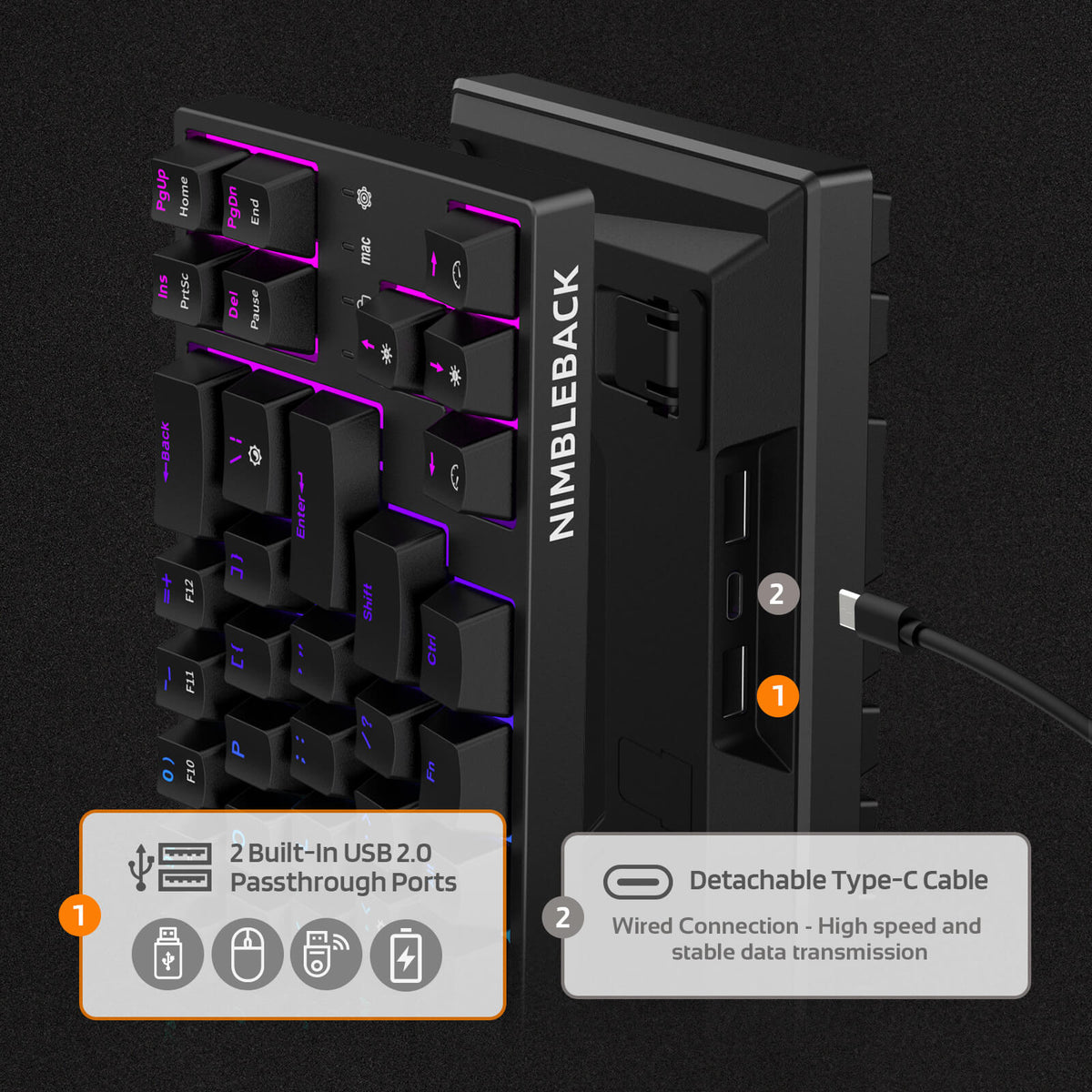 Redragon X LTC NB681 68 Keys Wired Mechanical Keyboard (S..., image 8 of 10