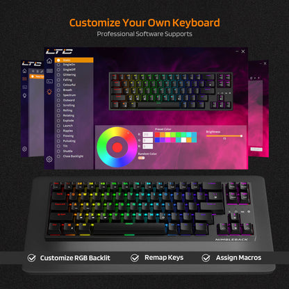 Redragon X LTC NB681 68 Keys Wired Mechanical Keyboard (Ships to US Only) - thumbnail 9