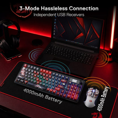 ARTEMIS K719 PRO Keyboard & PREDATOR M612 PRO Mouse Anime Combo - thumbnail 6