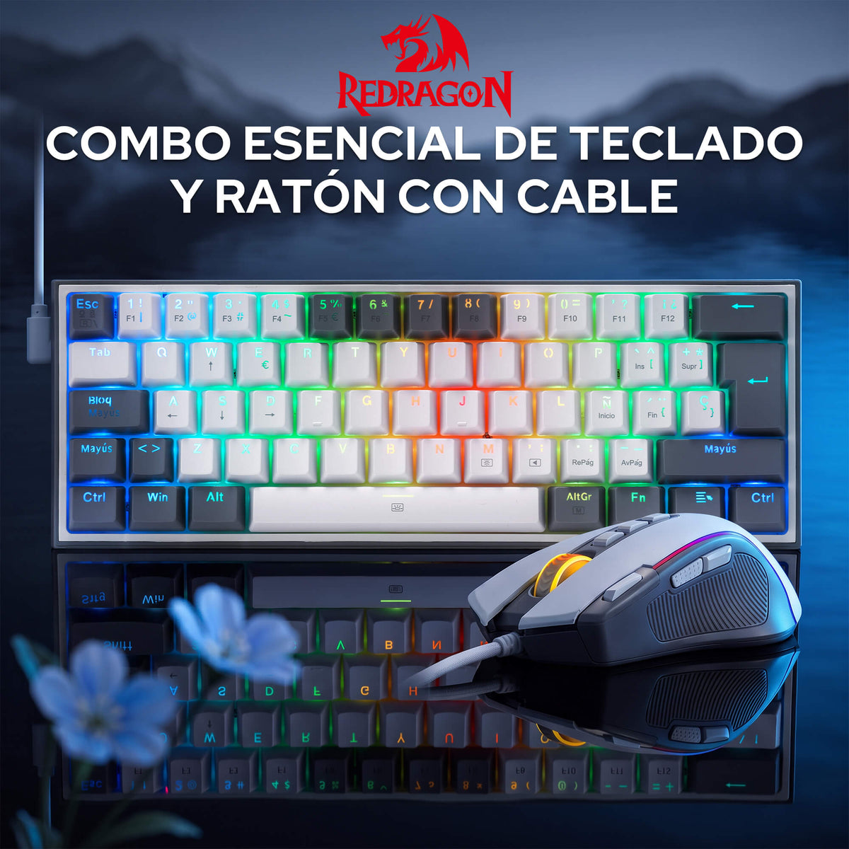 CB201 Gaming Keyboard & Mouse Wired Combo, image 39 of 46 - enlarged view