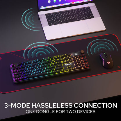 CB204 3-Mode Wireless Gaming Keyboard & Mouse Combo - thumbnail 3