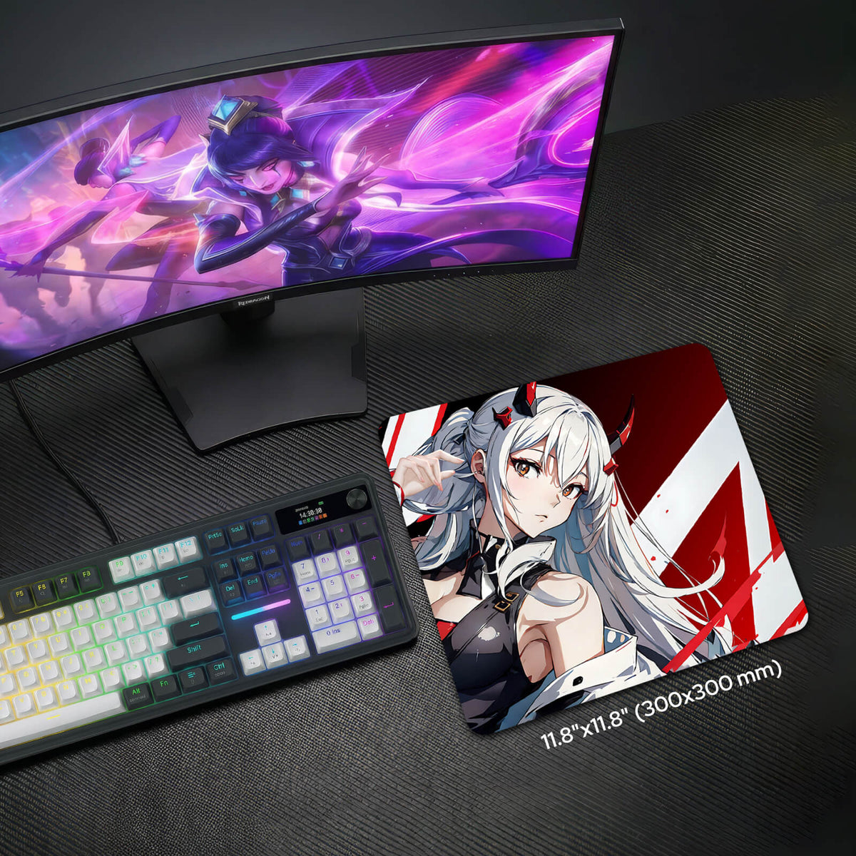 Custom Glass Mouse Pad, image 5 of 6 - enlarged view