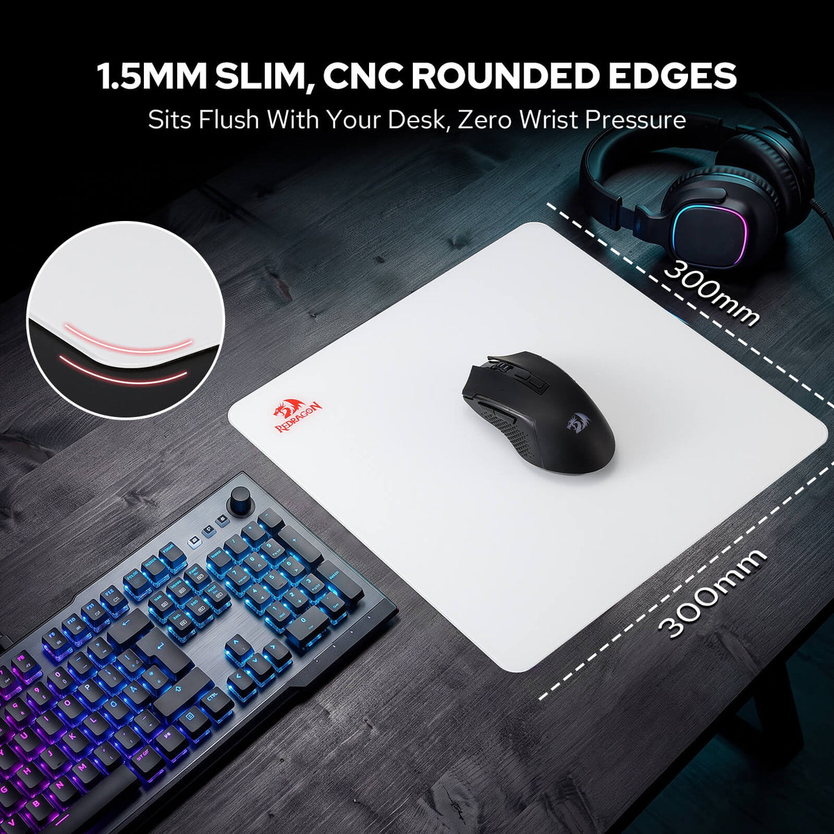 PG1M Pro Glass Gaming Mouse Pad, image 30 of 30 - enlarged view