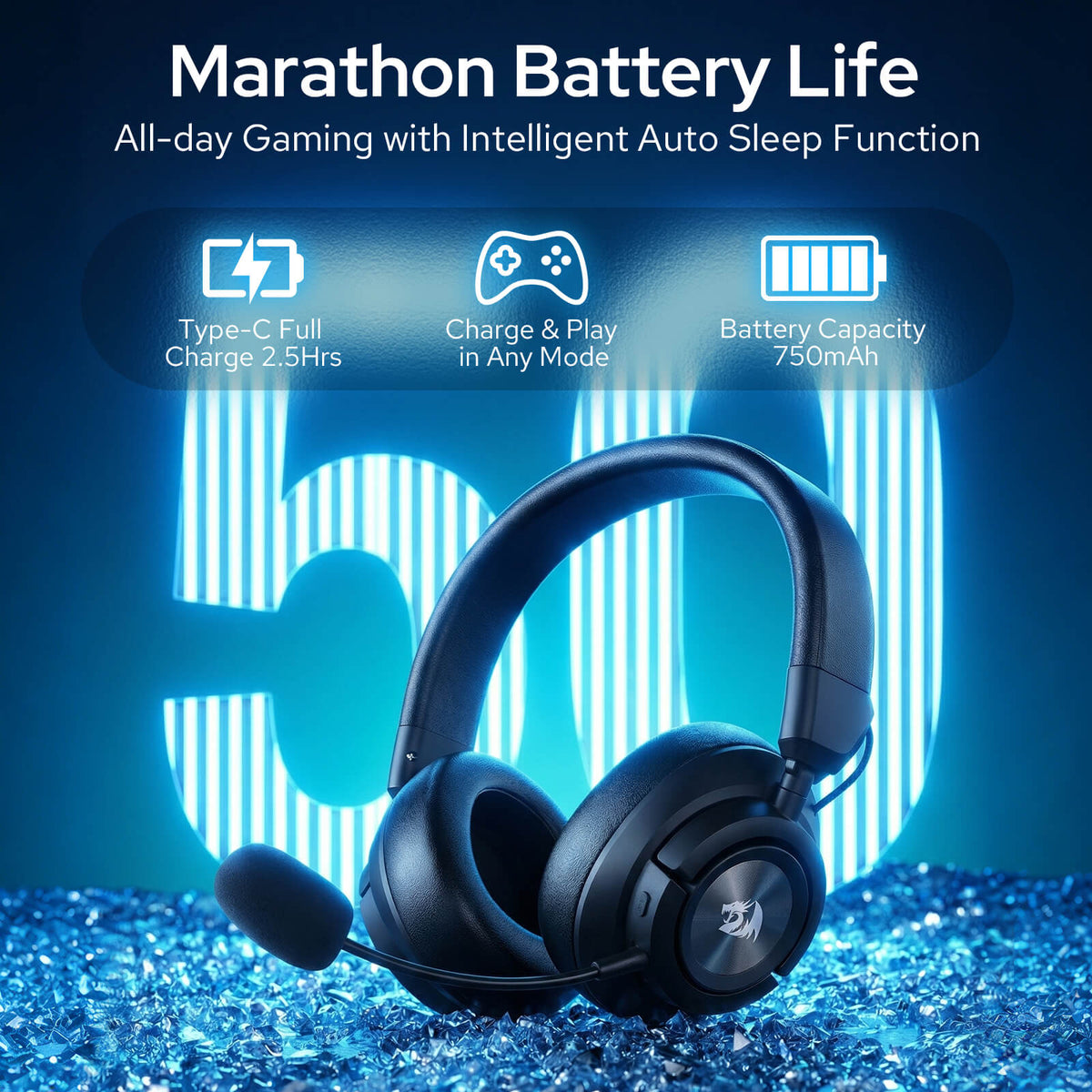 SPECTRA PRO H889 Wireless Gaming Headset, image 8 of 22
