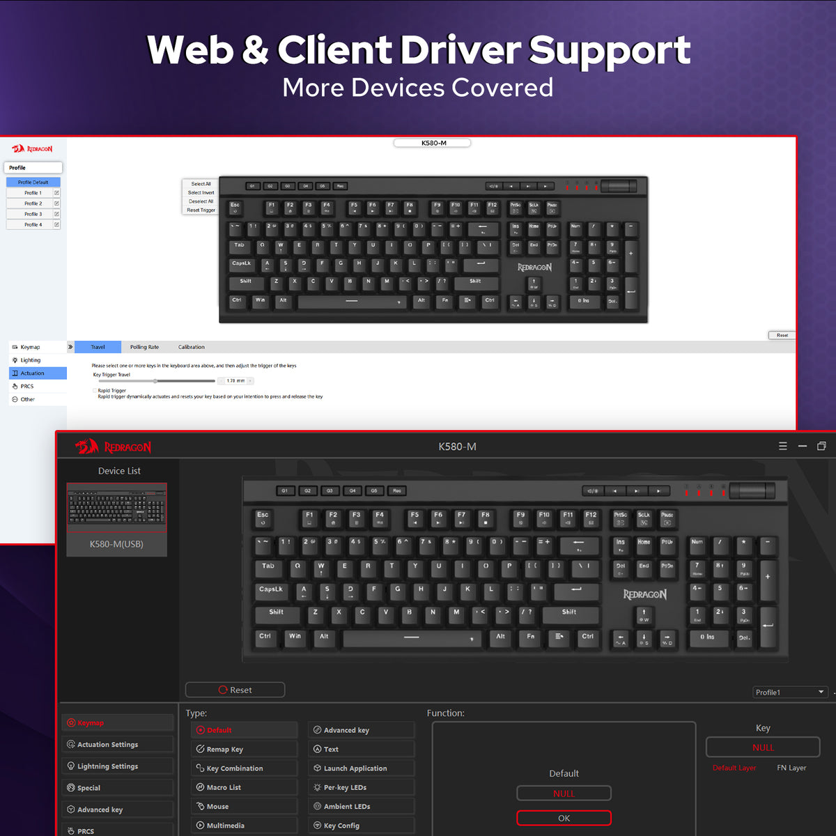 VATA K580 HE (Magnetic Hall Effect Keyboard), image 9 of 11 - enlarged view
