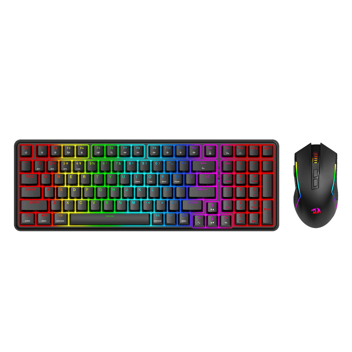 S162 3-Mode Wireless Gaming Keyboard & Mouse Combo, image 1 of 18 - enlarged view