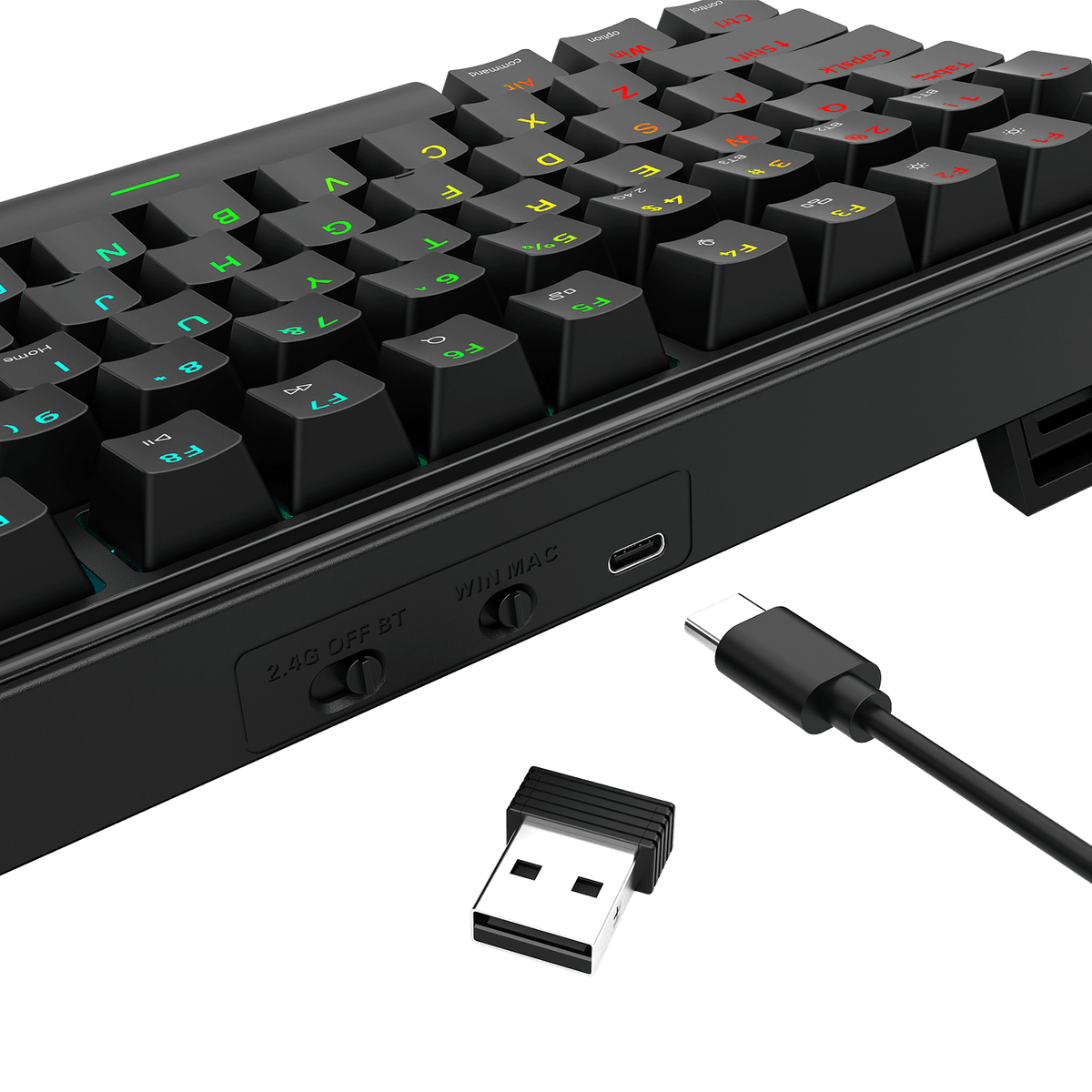 S162 3-Mode Wireless Gaming Keyboard & Mouse Combo, image 10 of 18 - enlarged view